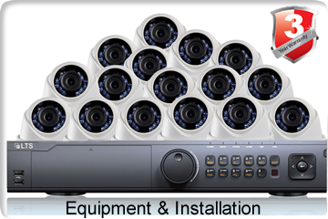 16 Camera Installation With Equipment