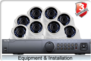 8 Camera Installation With Equipment